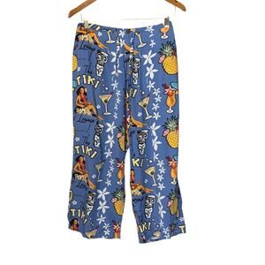 VTG KAHALA Hawaiian Print Tiki Pants sz 14